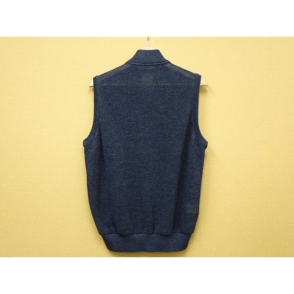 美品【DAKS GOLF】ダックス ゴルフ ジップアップ ベスト 日本製 総柄 DAKS（ダックス） ジップベスト・M△ダックス/日本製/リネン/麻/メンズ