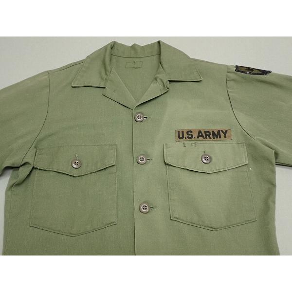 k*o様 ビンテージ 米軍実物 us.army ユーティリティシャツ ミリタリー 米軍実物 ユーティリティーシャツ△ビンテージ/ミリタリー/メンズ/25長