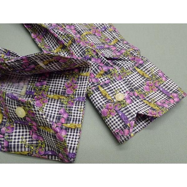 ETRO（エトロ） 送料無料 総柄シャツ・43△エトロ/伊製/大きいサイズ