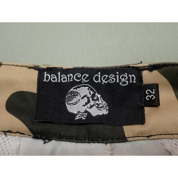BalanceDesign 迷彩柄カーゴパンツ・32△ゴルフ/バランスデザイン/@A1