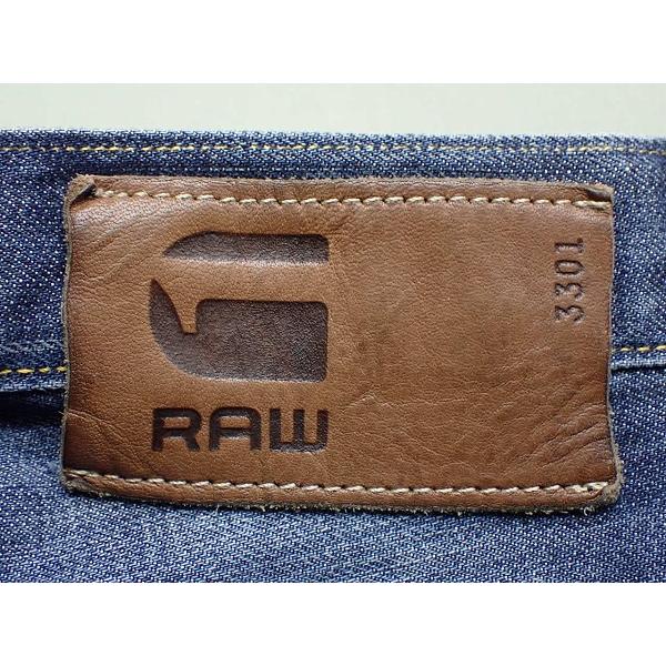 G-STAR RAW ユーズド・ダメージ加工デニムパンツ・29△ジースターロウ 