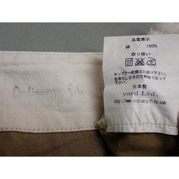 Ordinary fits コットンパンツ・2△オーディナリーフィッツ/日本製/チノパン/メンズ/@A1/26睦1-9_9