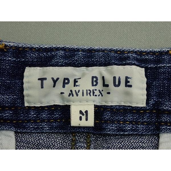 TYPE BLUE AVIREX ストレッチジーンズ・M△アビレックス タイプブルー