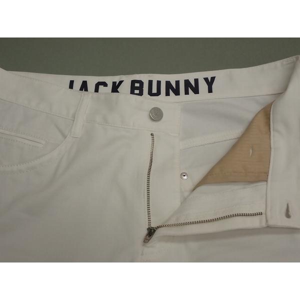 JACK BUNNY ゴルフパンツ ブラック サイドロゴ サイズ4(M)サイズ Jack Bunny!!（ジャックバニー） Jack Bunny パンツ サイズ4 ゴルフ