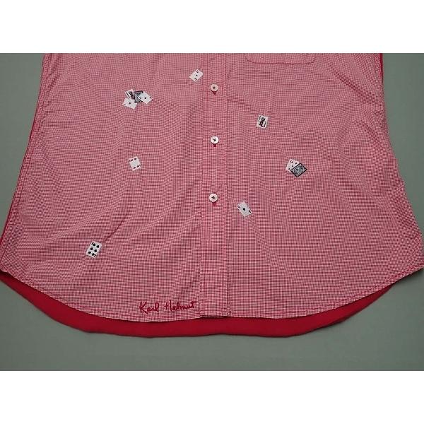 Karl Helmut 送料無料 シャツ・4/L◇カールヘルム/トランプ柄/刺繍/@B3