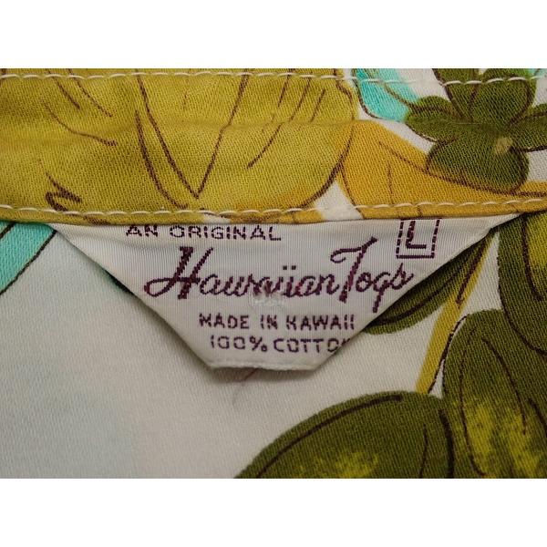 アロハ商品です 送料無料 Hawaiian Tops アロハシャツ◇USA製/ビンテージ/ボタニカル柄