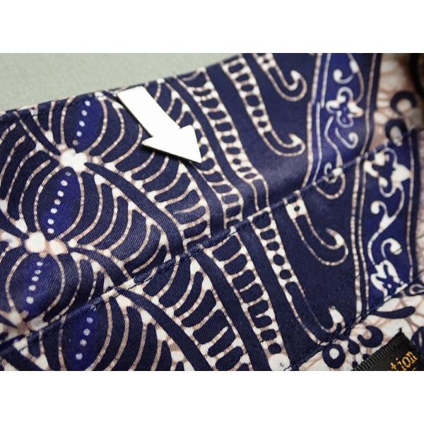 送料無料 Keris Collection バティックシャツ・M◇ケリスコレクション 