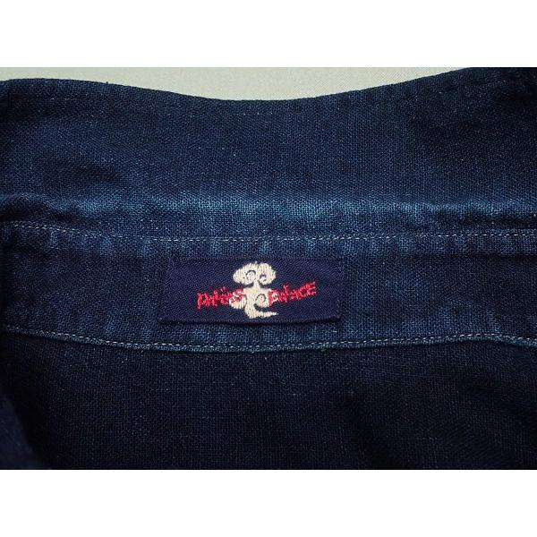 Pal'las Palace（パラスパレス） 送料無料 インディゴ染めシャツ・M