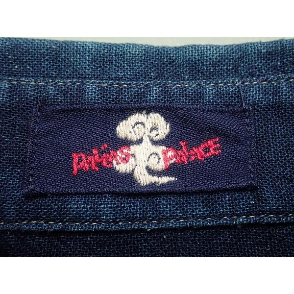 Pal'las Palace（パラスパレス） 送料無料 インディゴ染めシャツ・M