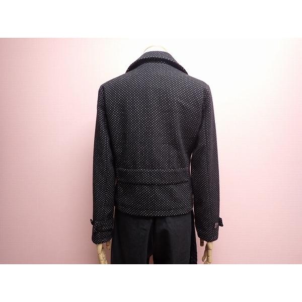 rovtski Pコート・2□ロフトスキー/ショートコート/ドット柄/21