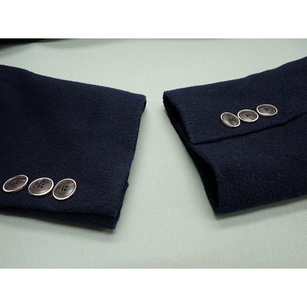 MEN'S MELROSE チェスターコート・3□メンズメルローズ/ビジネス/紺/23