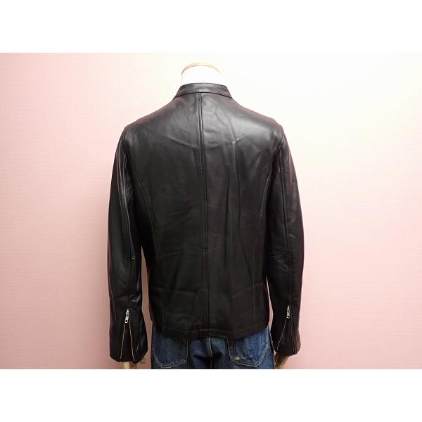 Urban Research ラムレザー シングルライダースジャケット・38 