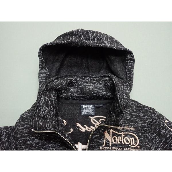 ノートン（NORTON） 裏起毛ジャケット・S□ノートン/刺繍入り 