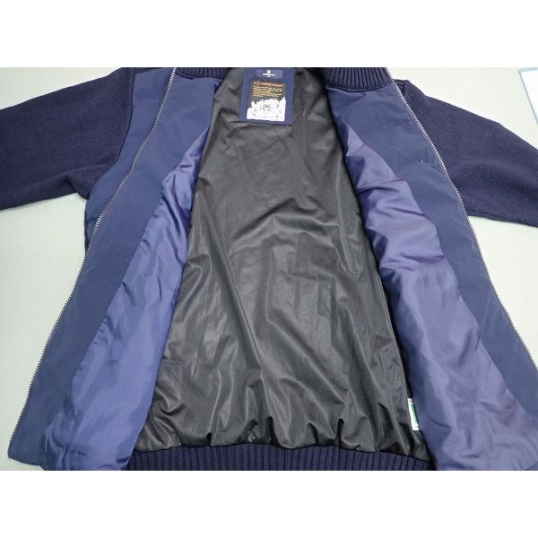Munsingwear ニット切替ダウンジャケット・LL□マンシングウェア/HEAT 