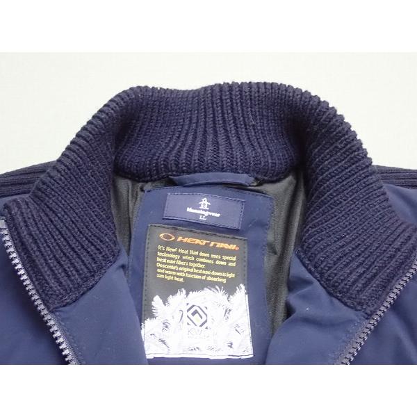 Munsingwear ニット切替ダウンジャケット・LL□マンシングウェア/HEAT  