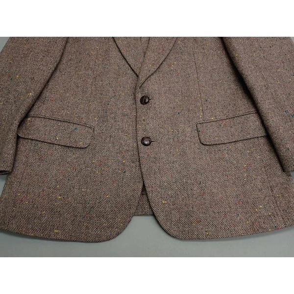bernard hill ツイードジャケット・94AB4□バーナードヒル/ネップ 