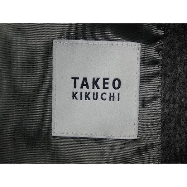 TAKEO KIKUCHI（タケオキクチ） カシミヤ混コート・2□タケオキクチ