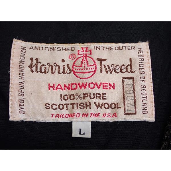 Harris Tweed パッチワークジレ・L□ハリスツイード/@A1/23*12*1-3｜k-eshop｜07