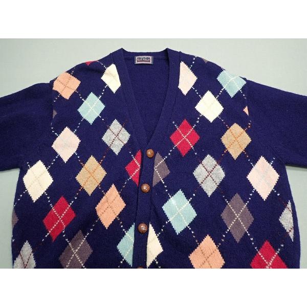 カールヘルム　アーガイルカーディガン Karl Helmut アーガイル柄ニットカーディガン□カールヘルム/くるみ