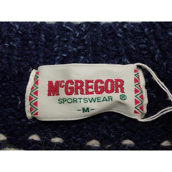 McGREGOR（マックレガー） ウールセーター・M□マクレガー/当時物 