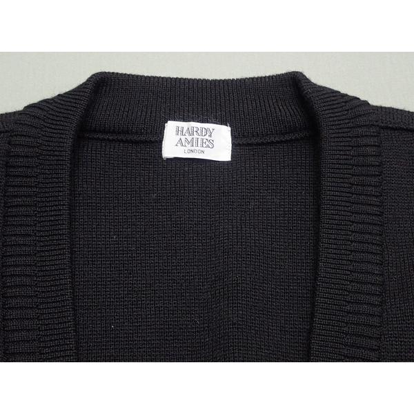 HARDY AMIES ニットベスト・M□ハーディエイミス/アップリケ/犬 HARDY AMIES ニットベスト・M□ハーディエイミス/アップリケ/犬