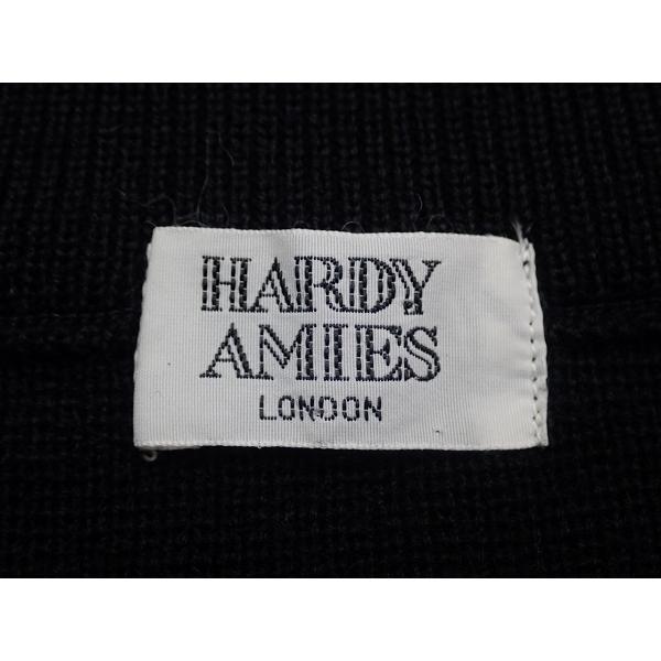HARDY AMIES ニットベスト・M□ハーディエイミス/アップリケ/犬 HARDY AMIES ニットベスト・M□ハーディエイミス/アップリケ/犬