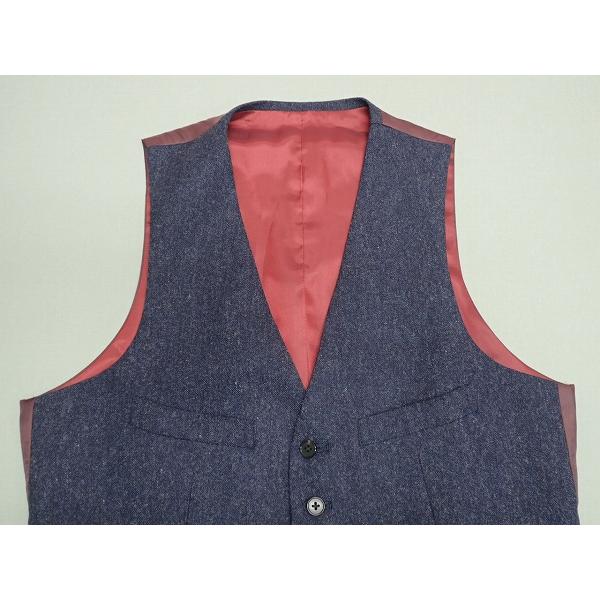 blazer's bank.com ジレ・S□MOON英国生地/ブレザーズバンク/スーツ