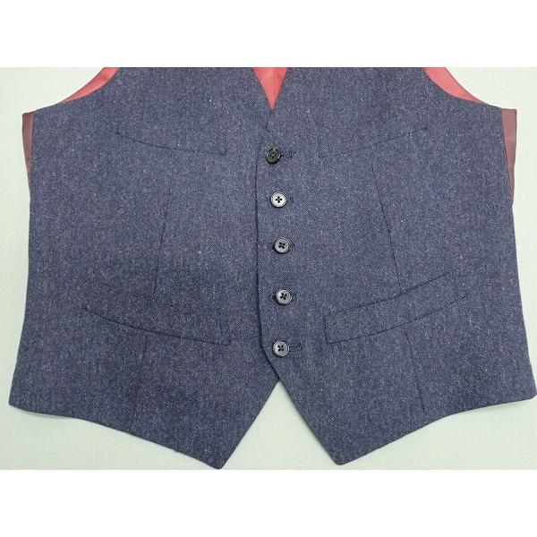 blazer's bank.com ジレ・S□MOON英国生地/ブレザーズバンク/スーツ