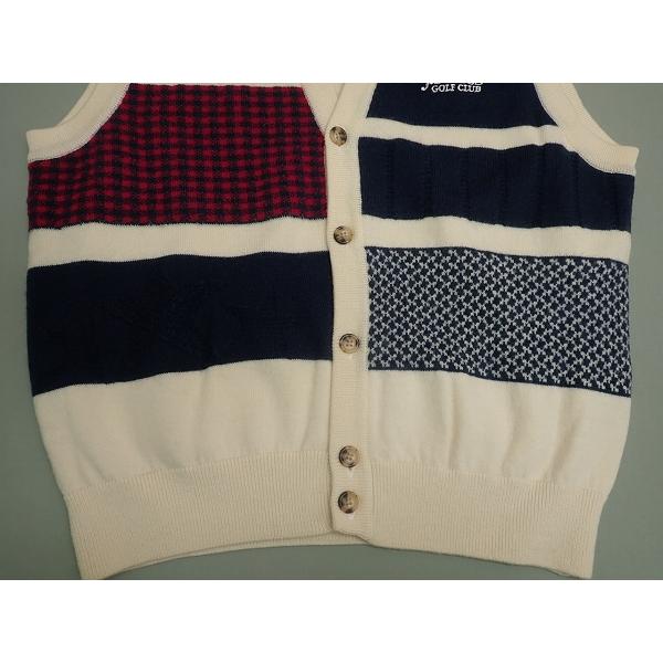 Jプレス ゴルフコットンニット J.PRESS J.PRESS（J.プレス） J・PRESS GOLF CLUB ニットベスト・LL□ジェイ
