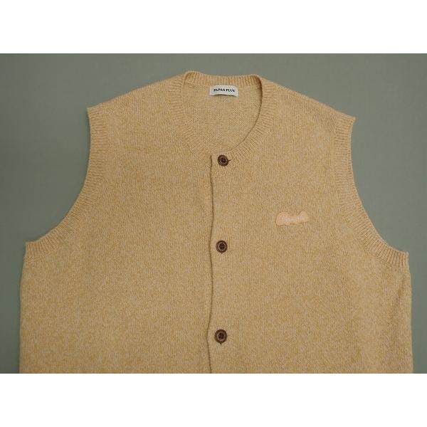 PAPAS（パパス） PAPAS PLUS ミックスニットベスト・50/L□パパス