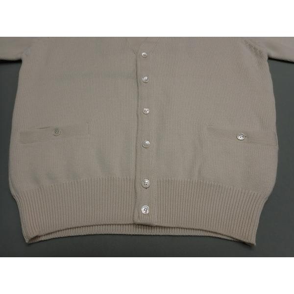 PAPAS（パパス） バックロゴ ウールニットカーディガン□パパス/メンズ