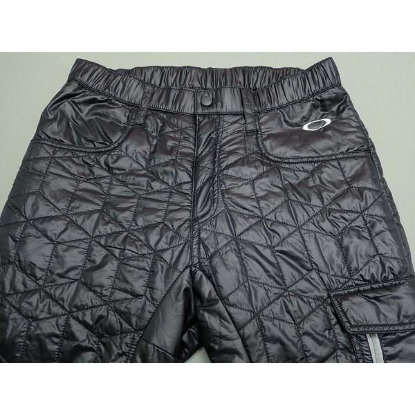 OAKLEYキルティングゴルフパンツ 中綿 冬用 オークリーゴルフプレミアムコレクション OAKLEY 中綿パンツ・M