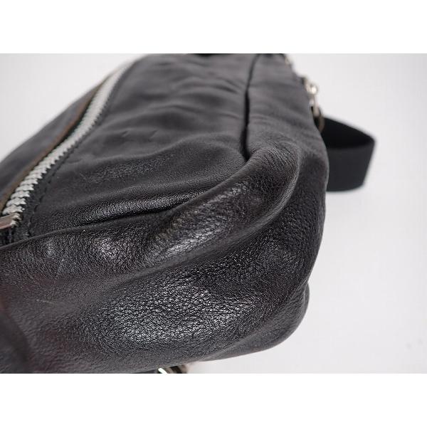 【新品未使用】Supreme Leather Waist Bag “Black\