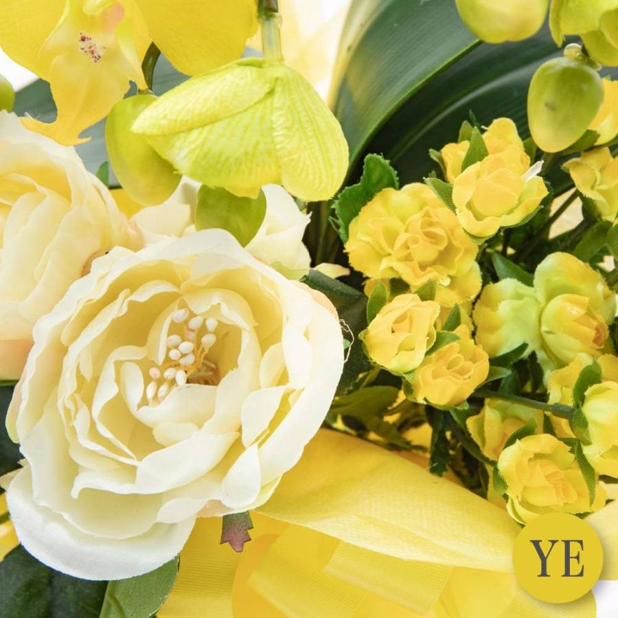 神戸花物語 造花 アーティフィシャルフラワー 賑わい胡蝶蘭 三本立ち