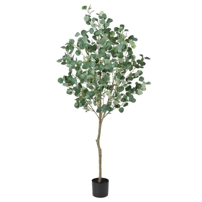 asca ユーカリ（ポット付） フェイクグリーン 観葉植物 造花 A-50992