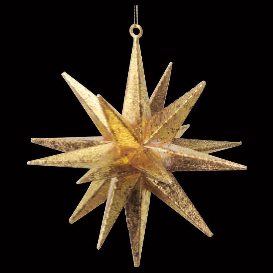 クリスマスオーナメント、金属製の花と葉の装飾品 神戸花物語 クリスマス Xmas asca スターオーナメント 資材 装飾