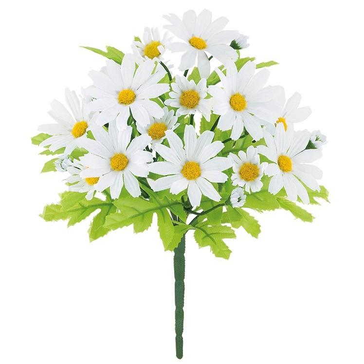 フレッシュデイジーブッシュ ホワイト 造花 花材 G L Flb 8112 Wh フェイクグリーンの神戸花物語 通販 Yahoo ショッピング