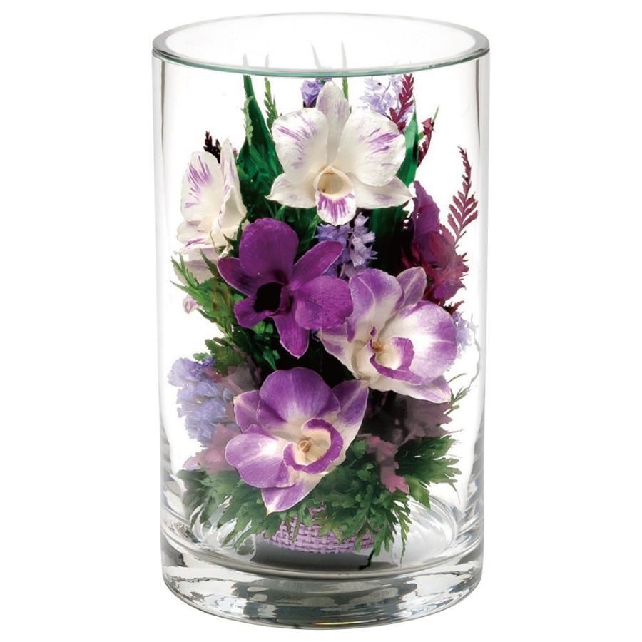 限定価格セール グラスウェアフラワー オーキッド グラス2l ドライフラワー 蘭 贈り物 プレゼント ギフト お祝い お供え 即発送可能 Bajawinescabo Com