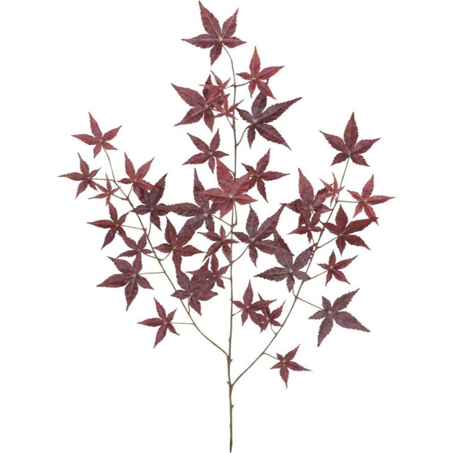 神戸花物語 フェイクグリーン モミジ(ワインレッド) 60cm 紅葉 