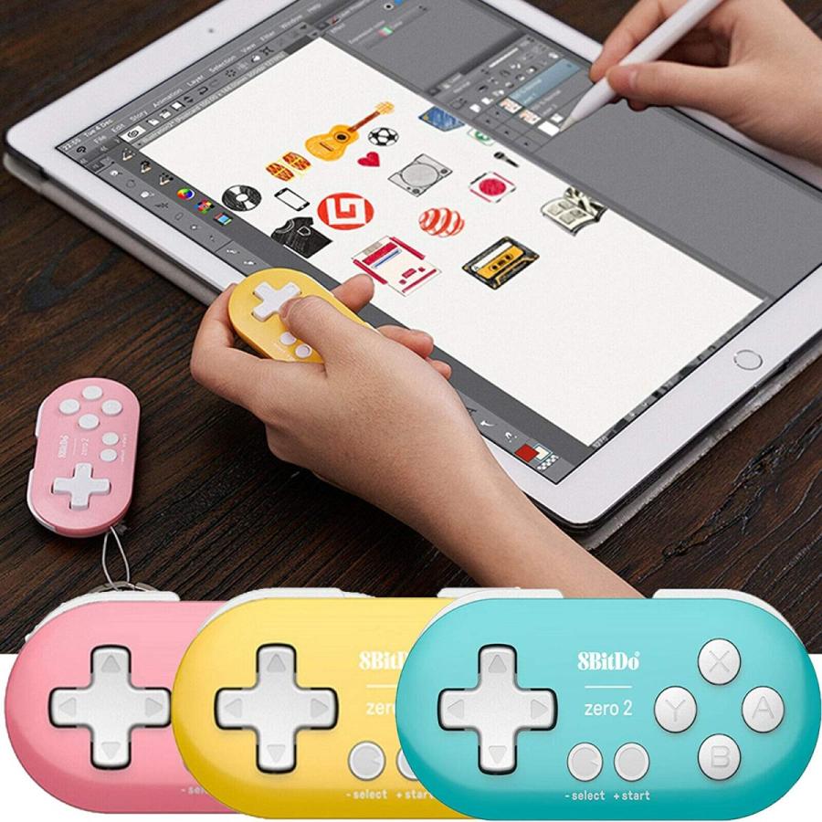 8bitdo ZERO 2 ゲームパッド コントローラー android／macOS／windows/Nintendo Switch スマホ タブレット ハンドルボックス iPad/Android各種ゲーム対応可能｜k-havens｜06