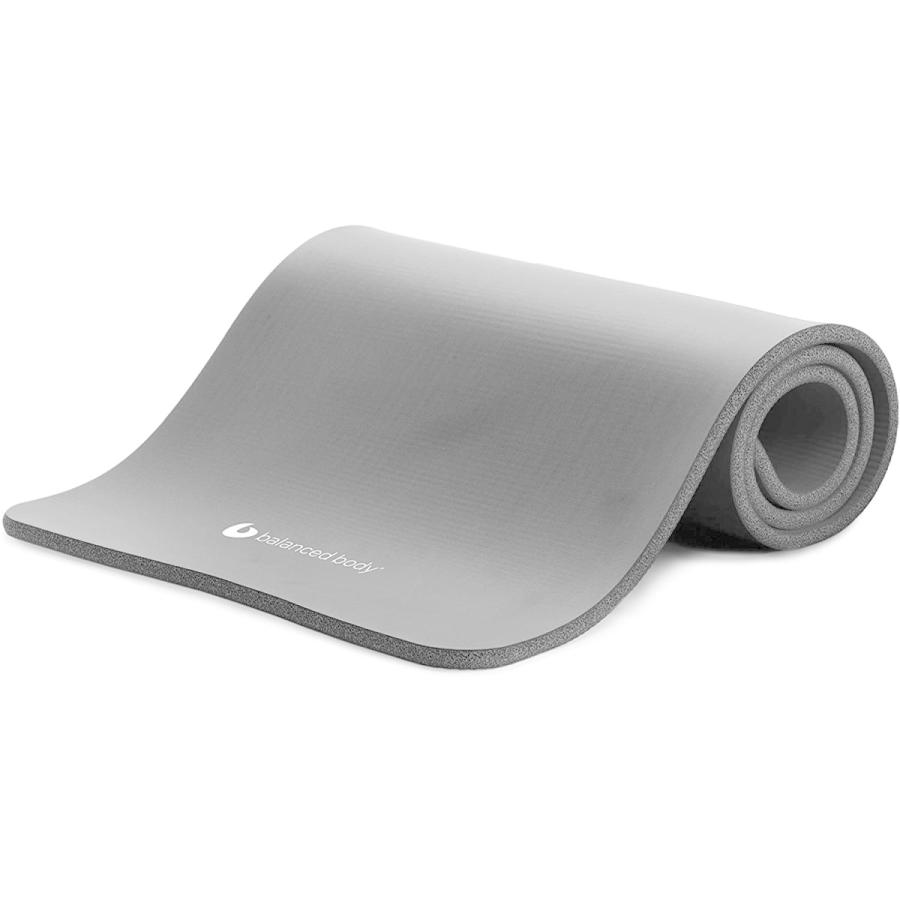 Balanced Body Aeromat ヨガマット 幅広 トレーニングマット 厚め クッション性 滑り止め ブラック Aeromatk