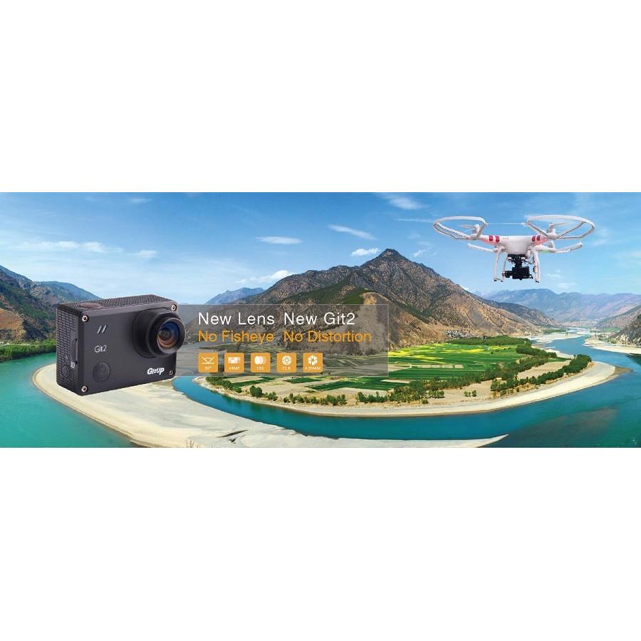 GitUp Git2 Pro Packing + オプション多数！ Gitup Git 2 pro packing 防水 小型アクションカメラ GoPro互換
