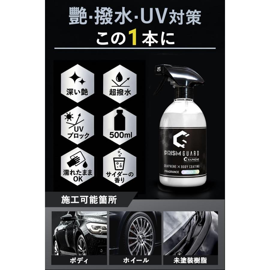 コーティング剤 車 グラフェンコーティング カーコーティング 強撥水
