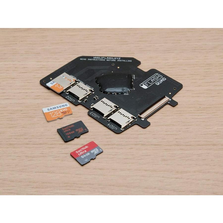 【正規品】i-Flash Quad MicroSD Adapter 64GBx4 iFlash-QUAD MicroSD Adapter for the iPod 変換アダプター【正規品