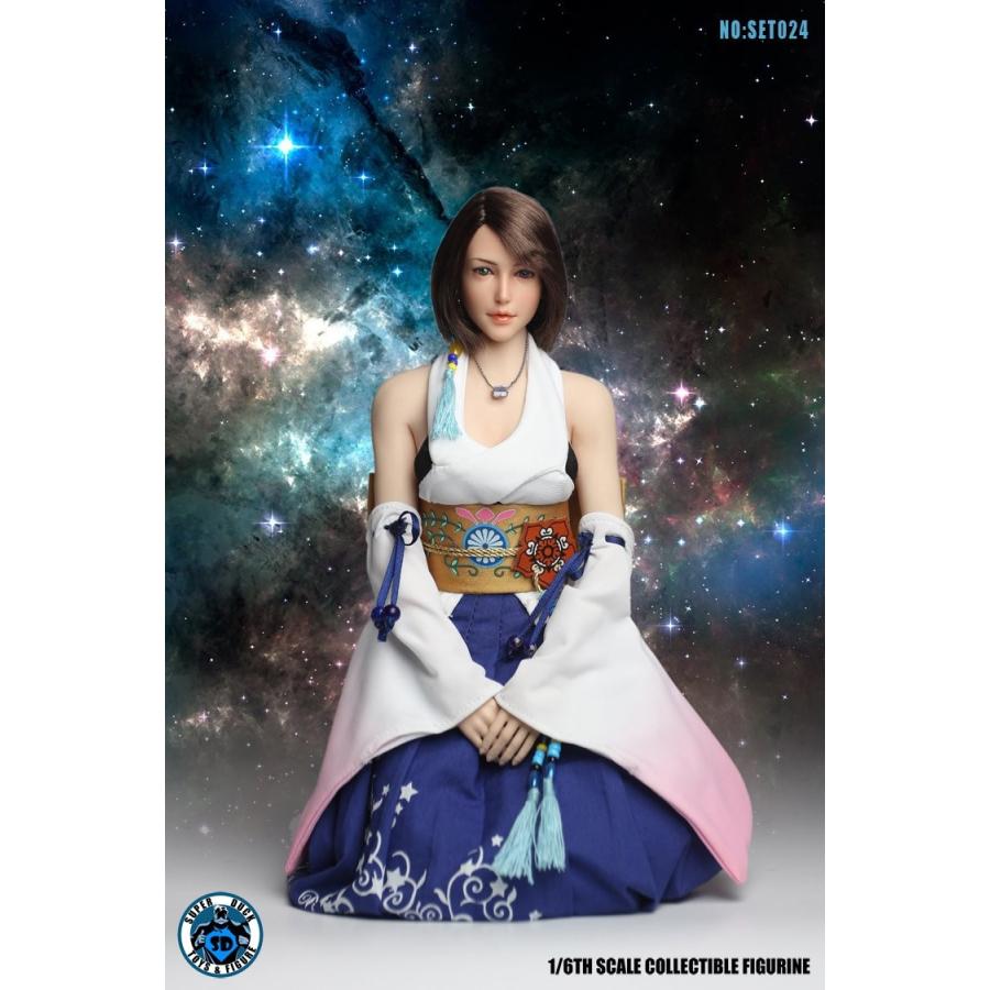 Super Duck Set024 スーパーダック コスプレシリーズ ファイナルファンタジーx Ffx 1 6スケール ユウナ ヘッドと衣装セット Set024 K Havens 通販 Yahoo ショッピング