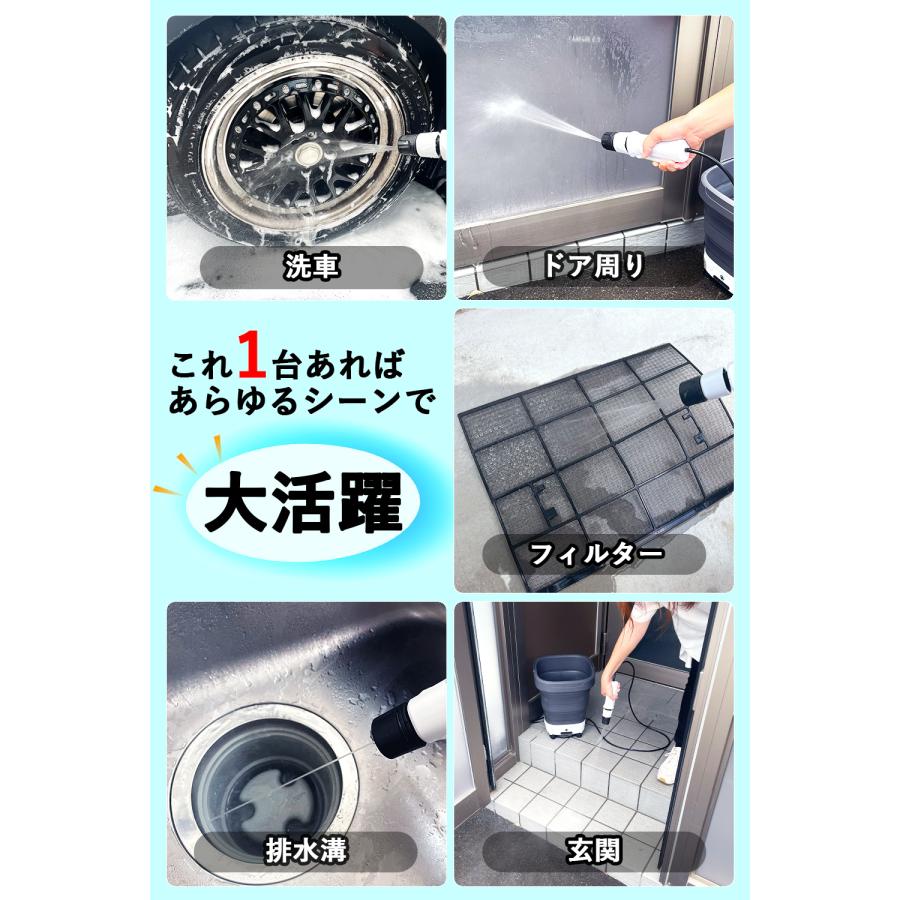 SPEEVAL スマートウォッシュ 高圧洗浄機 コードレス 充電式 タンク式