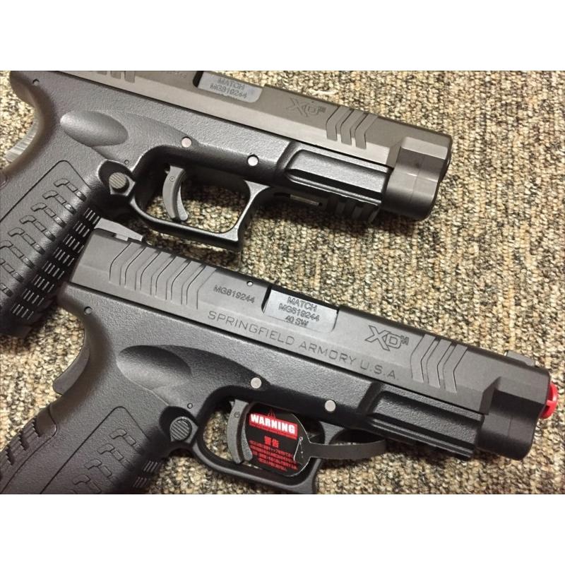マルイ「XDM-40」ベース スプリングフィールド社 刻印追加 マルイ「XDM-40」ベース スプリングフィールド社 刻印追加