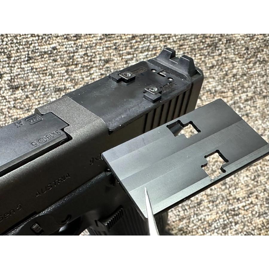 MOMOPAPA CUSTOM PARTS製「MOS SPACER PLATE CNC POM」東京マルイ Glock17 Gen.5対応｜k-hobby｜03