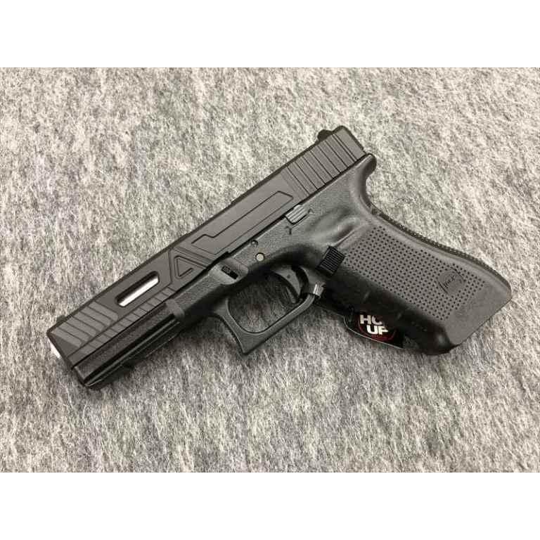 マルイ「Glock17.Gen4」ベース「AGENCY スライドカスタム」純正スライド切削 カスタムコンプリート品｜k-hobby｜02