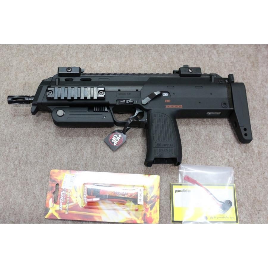 MP7A1 BK「番頭カスタム改三」+「対応バッテリー」+「変換コネクター」セット SBD組み込み済み｜k-hobby